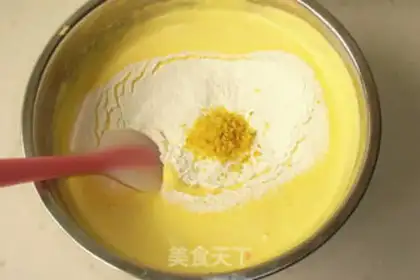 Make Lemon sponge cake step 3