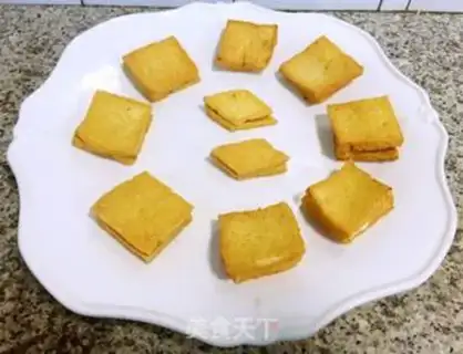 Make Gold tofu box step 5