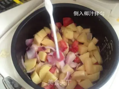 Make Sour curry potatoes (chicks) step 6