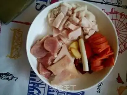 Make A big cabbage tofu step 1