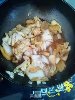 Make A big cabbage tofu step 2