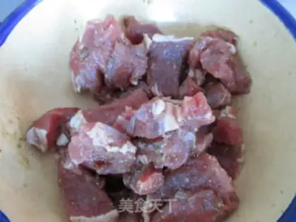 Make The peppers of lamb step 2