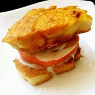 Make Flower sandwich step 3