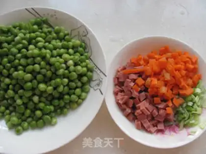 Make Ham peas step 0
