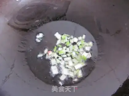 Make Ham peas step 1