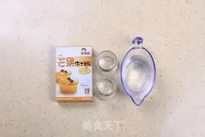 Make Mango pudding step 0