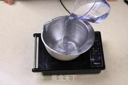 Make Mango pudding step 1
