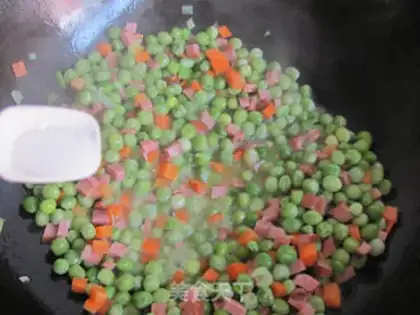 Make Ham peas step 5