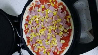 Make Shrimp bacon pizza step 13