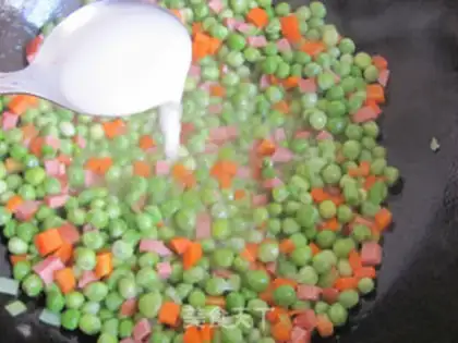 Make Ham peas step 6