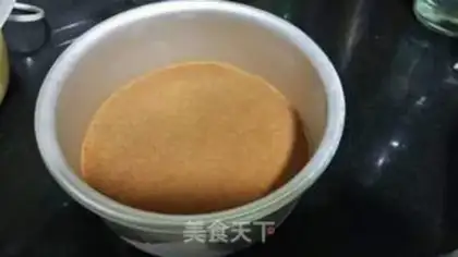 Make Mango cheese mousse cake step 7