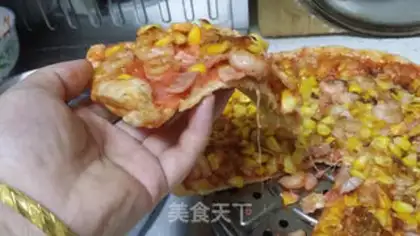 Make Shrimp bacon pizza step 19