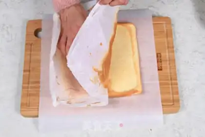 Make Original cream cake roll step 20