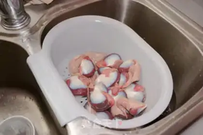 Make Salt duck dry step 0