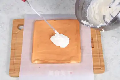 Make Original cream cake roll step 23
