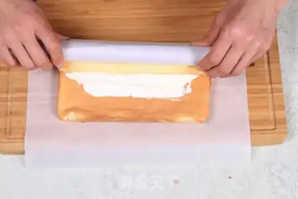 Make Original cream cake roll step 24