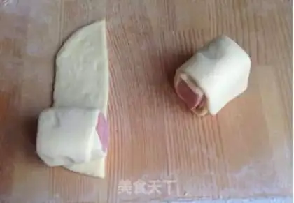 Make Ham burrito step 3