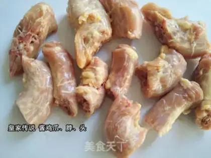 Make Chicken with chicken claws step 1