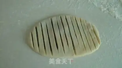 Make Bean roll bread step 10