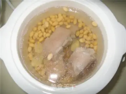 Make Soybeans hoove soup step 3
