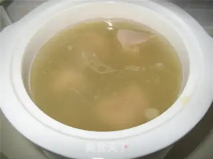 Make Soybeans hoove soup step 4