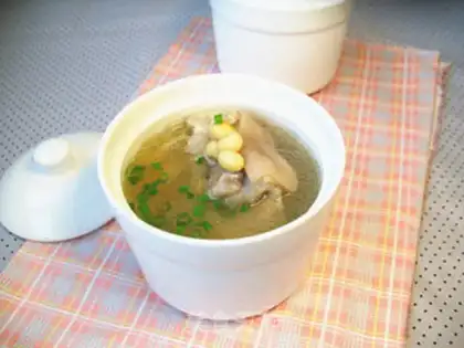 Make Soybeans hoove soup step 5