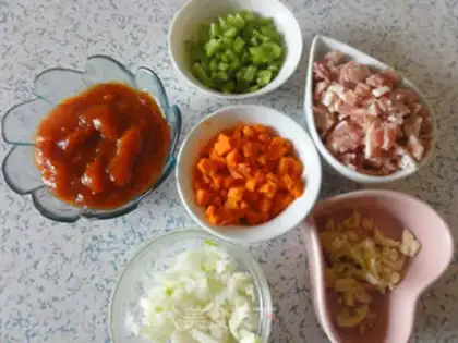 Make Italian bacon step 1