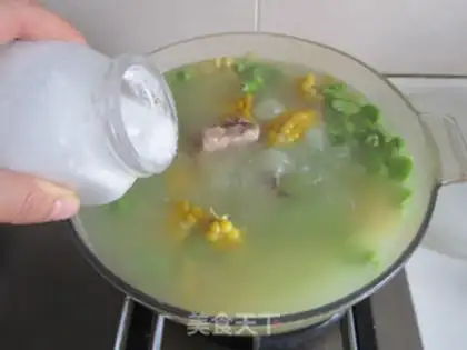 Make Corn-peased ribs soup step 9