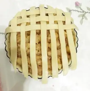 Make Wearing grid pie step 7