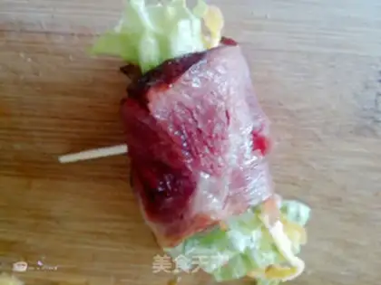 Make Bacon toast step 7