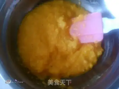 Make Low sugar, no orange meat cake step 2