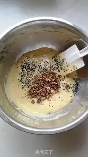 Make High-fry oats banana cake step 6