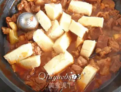 Make Beef stew, tofu step 9
