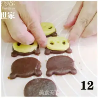 Make Super panda cookies step 11