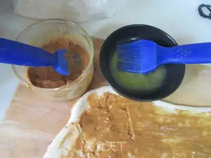 Make The peanut butter hand tore bread step 7