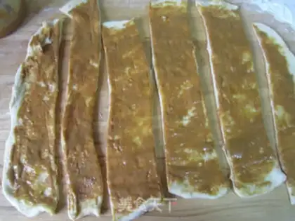 Make The peanut butter hand tore bread step 8