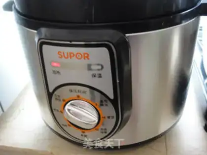 Make Smelting red bean rice soup step 3