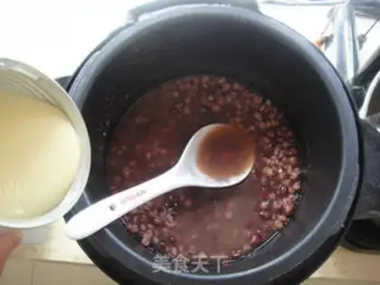 Make Smelting red bean rice soup step 5