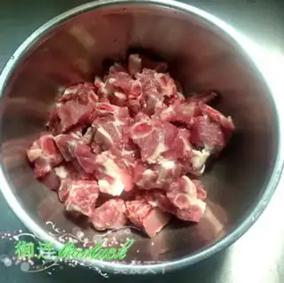 Make Tofu soup doll food step 1
