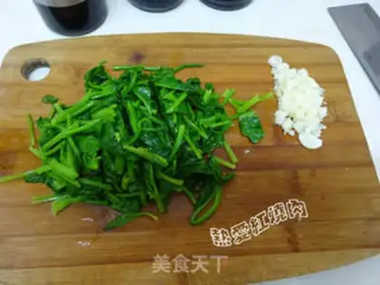 Make Spinach peanuts step 4