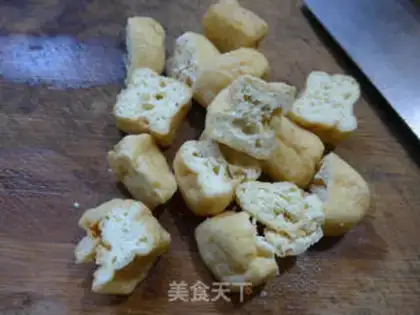 Make Tofu-cooked cabbage step 2