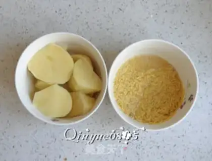 Make Mammal potato rice step 1