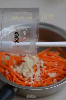 Make Garlic carrots step 7
