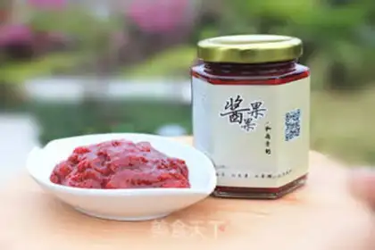 Make Red strawberry sauce step 6