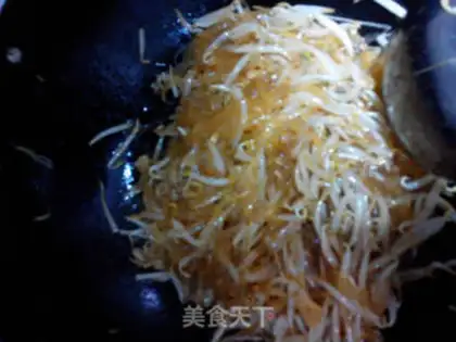 Make Green bean sprouts and crystal fans step 6