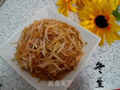 Make Green bean sprouts and crystal fans step 7