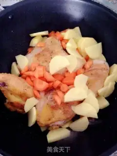 Make Potato mushroom chicken step 3