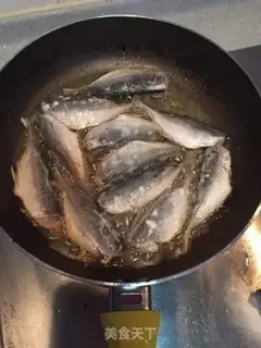 Make Red sardines step 1