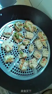 Make Milky ham rolls step 8