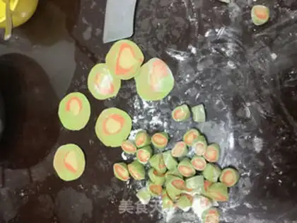 Make Rainbow dumplings step 3